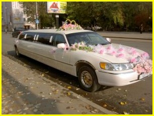 Заказ свадебных автомобилей. Лимузины, автобусы на свадьбу в Перми